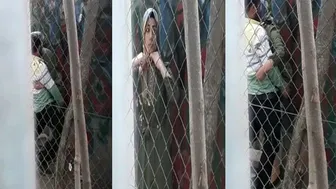 Construction Worker Drilling The Maid On Site During Lunch