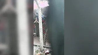 Construction Worker Drilling The Maid On Site During Lunch