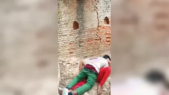 Couple Fucking Outdoors Caught On Camera By Someone Watching