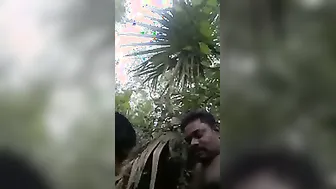 Neighbor Wife Sneaking Out For Secret Outdoor Sex With Lover