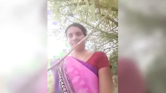 Wife Spreading Her Legs Showing Everything In The Backyard