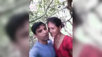 Stroking My Hard Cock Outside While Wife Watches And Smiles