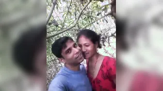 Stroking My Hard Cock Outside While Wife Watches And Smiles