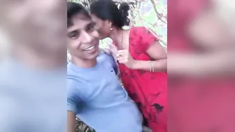 Stroking My Hard Cock Outside While Wife Watches And Smiles