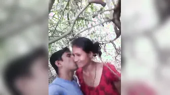 Stroking My Hard Cock Outside While Wife Watches And Smiles