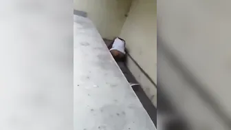 Young Couple Fucking Caught In The Act By Someone Passing By