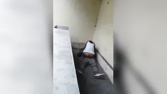 Young Couple Fucking Caught In The Act By Someone Passing By