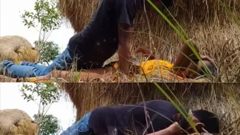 GF Riding Boyfriend Outdoors For Their Very First Time