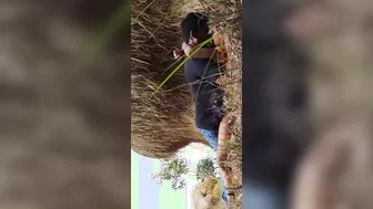 GF Riding Boyfriend Outdoors For Their Very First Time