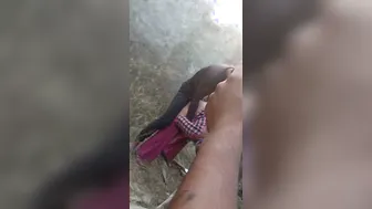Bending Her Over And Fucking Her From Behind In The Outdoors