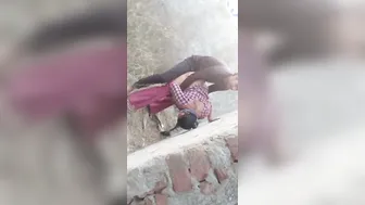 Bending Her Over And Fucking Her From Behind In The Outdoors