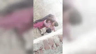 Bending Her Over And Fucking Her From Behind In The Outdoors