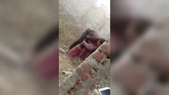 Bending Her Over And Fucking Her From Behind In The Outdoors
