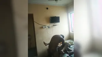 Kannada Lovers Caught Fucking Raw On Hidden Camera At Home