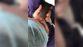 Nurse Babe Sucking Patient Dick During Late Night Shift