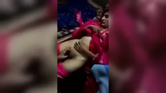 Desi Sister Making Her Younger Sis Spread Wide For The Camera