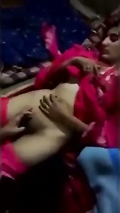 Desi Sister Making Her Younger Sis Spread Wide For The Camera