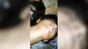 Horny Desi Babe Sucking And Choking On Her Boyfriend's Cock