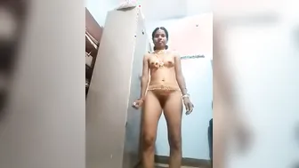 Wife Stripping Completely Naked Full Body Show On Webcam