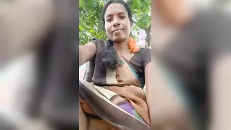 Telugu Wife Flashing Her Ass And Pussy Outside In Public