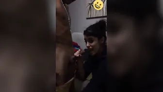 Tamil GF Teasing And Stroking Her Man Until He Explodes