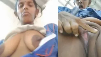 Telugu Wife Stripping Naked Showing Everything For The Camera