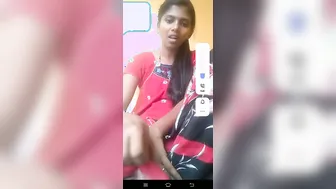Tamil GF Spreading Her Legs And Showing Pink Pussy
