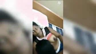 Lankan Slut Taking Two Dicks At Once In Wild Threesome Sex