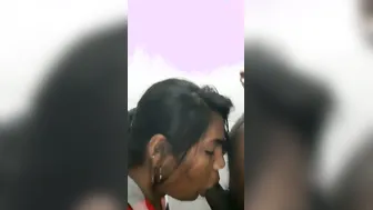 Tamil GF Sucking Cock Secretly In Toilet Stall