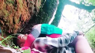 Village Wife Cheating Outdoors Getting Fucked Behind His Back