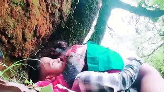 Village Wife Cheating Outdoors Getting Fucked Behind His Back