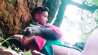 Village Wife Cheating Outdoors Getting Fucked Behind His Back