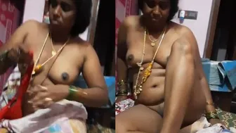 Tamil Wife Stripping Naked For Her Husband Recording Her Body