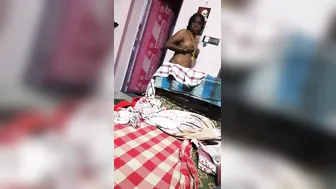 Tamil Wife Stripping Naked For Her Husband Recording Her Body