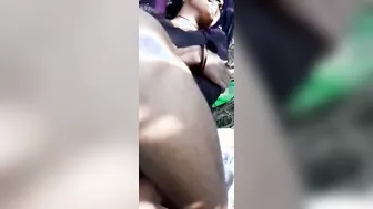 Dehati Babe Flashing Her Bushy Pussy Outdoors In The Jungle