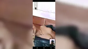 Village Girl Showing Off Her Hairy Pussy During Video Call