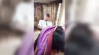 Village Bhabhi Bent Over Taking Dick Deep From Behind Outdoors