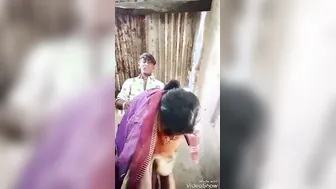 Village Bhabhi Bent Over Taking Dick Deep From Behind Outdoors