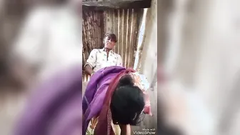 Village Bhabhi Bent Over Taking Dick Deep From Behind Outdoors