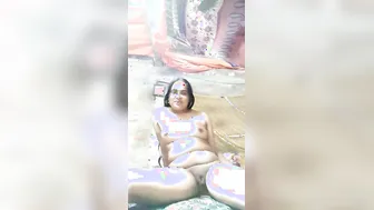 Curvy Bhabhi Taking Naughty Nude Selfies In Her Bedroom Alone