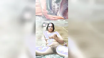 Curvy Bhabhi Taking Naughty Nude Selfies In Her Bedroom Alone