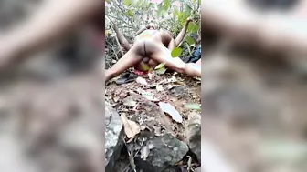 Caught Fucking My Village GF Deep In The Open Jungle
