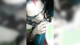 Neighbor Wife Sucking My Cock Deep On Hidden Camera Recording