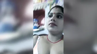 Married Village Bhabhi Spreading Pussy Lips Wide On Camera