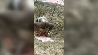 Village Whore Getting Fucked Hard Outdoors In Hidden Scandal