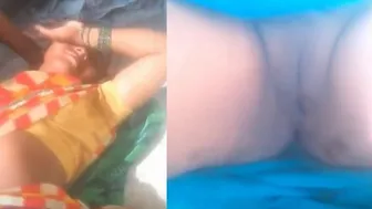 Village Wife Cheating With Lover Fucking Hard In The Jungle