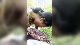 Village GF Sucking My Dick Outdoors In Risky Public