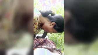 Village GF Sucking My Dick Outdoors In Risky Public