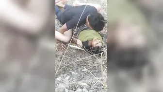 Village Slut Getting Banged Outdoors By Horny Young Local Stud