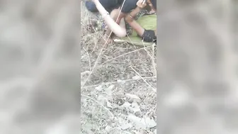 Village Slut Getting Banged Outdoors By Horny Young Local Stud